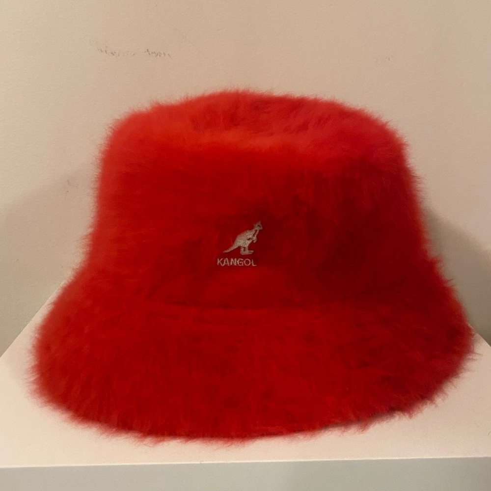 Kangol Vibrant Red Furry Furgora Hat